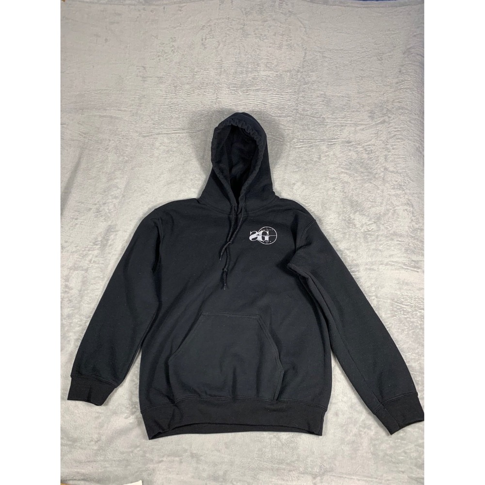 Gildan Sniper Gang SG Hoodie Mens S Black Long Sleeve